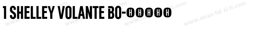 1 Shelley Volante Bo字体转换